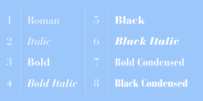 Bauer Bodoni Font Poster 5